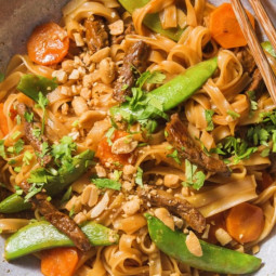 Nouilles sautées au bœuf