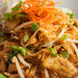 Nouilles sautées au poulet