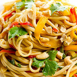 Nouilles sautées végétarienne