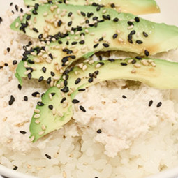 Tartare poulet mayo avocat