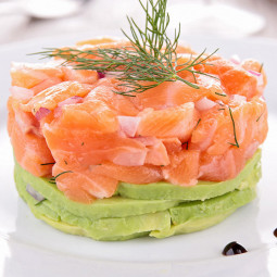 Tartare saumon avocat