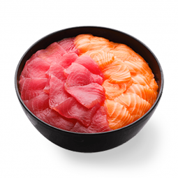 Chirashi mixte thon saumon