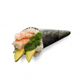 Temaki crevette avocat